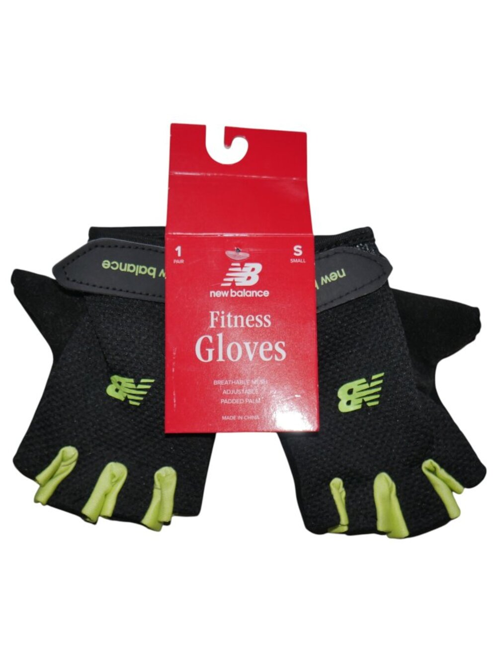 New Balance Weightlifting Half Finger Gloves Size S Gym Training Breathable NWT